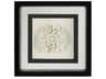 Black / White Porcelain Flower-III Shadow Box