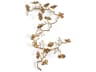 Katherine Cole's Brass Orchid Wall Sculpture-II
