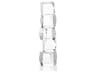 Crystal Cubist Candle Holder