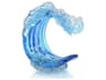 Ocean Blue Waves Sculpture