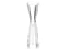 Clear Hourglass Candle Holder