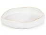 White Free-Form Decorative Bowl