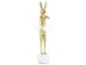 Ballerina Bunny on Marble Base-II Sculpture