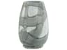 White Gray Stone Mist Vase