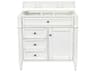 Furniture Brittany 36 Inch Single Bathroom Vanity