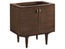 Amberly 30-Inch Mid-Century Walnut Vanity