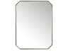 Rohe 30-Inch Octagonal Mirror in Champagne Brass