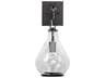 Tear Drop 1-Light Clear Glass Oil Rubbed Bronze Wall Sconce