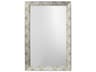 Fragment Light Grey / Beige Faux Horn Rectangular Wall Mirror