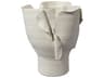 Torn Matte White Vase
