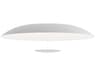 Blanco Matt White Dome Flush Mount