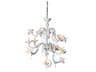 Au-revoir 11-Light White Opalinen Chandelier