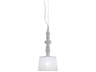 Ali & Baba Pendant Light in White Fabric