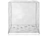 Optic Crystal Transparent Container Cube without Door