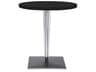 Toptop Black Round Dining Table