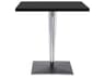Toptop Black Square Dining Table