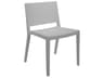 Lizz Mat Grey Resin Dining Side Chair  (Sold in 2)