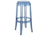 Charles Ghost Powder Blue Resin Bar Stool  (Sold in 2)