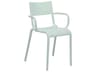 Generic Sage Green Resin Dining Arm Chair  (Sold in 2)