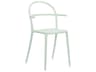 Generic Sage Green Resin Dining Arm Chair  (Sold in 2)
