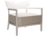 Cara Ivory / Beige Resin Cushion Lounge Chair
