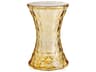 Stone Transparent Yellow Resin Stool