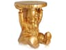 Attila Gold Thermoplastic Round Gnome Ornamental Side Table