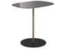 Thierry Rectangular Glass Gray End Table