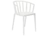 Venice White Arm Dining Chair  (Sold in 2)