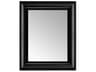 Francois Ghost Black Rectangular Wall Mirror
