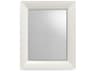 Francois Ghost Matte White Rectangular Wall Mirror