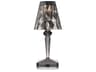 Battery Smoke Gray LED Table Lamp