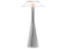 Space Outdoor Portable Table Lamp in Chrome