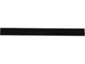 Rail Black 12" Towel Rack
