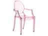 Lou Lou Ghost Child's Size Stackable Armchair in Pink
