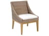Special Order Frances Teak Cushion Dining Side Chair