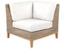 Special Order Frances Teak Cushion Corner Lounge Chair
