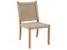 Hudson Woven Teak Dining Side Chair