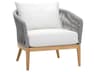 Lucia Rope Lounge Chair Modern Teak