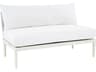 Nevis Aluminum Cushion Sectional Armless Loveseat
