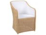 Quogue Wicker Sling Dining Arm Chair