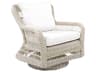 Special Order Southampton Wicker Cushion Swivel Rocker Lounge Chair