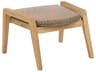 Special Order Spencer Teak Wicker Ottoman