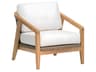 Spencer Teak Wicker Lounge Chair Modern Outdoor