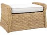 Special Order Vero Wicker Cushion Ottoman