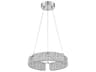 Carina 6-Light Chrome Crystal Round Pendant