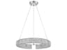 Carina 9-Light Chrome Crystal Round Pendant