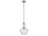 Everly 1-Light Chrome Bell Mini Pendant