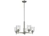 Shailene 5-Light Brushed Nickel Bell Chandelier