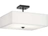 Shailene 3-Light Black Semi Flush Mount